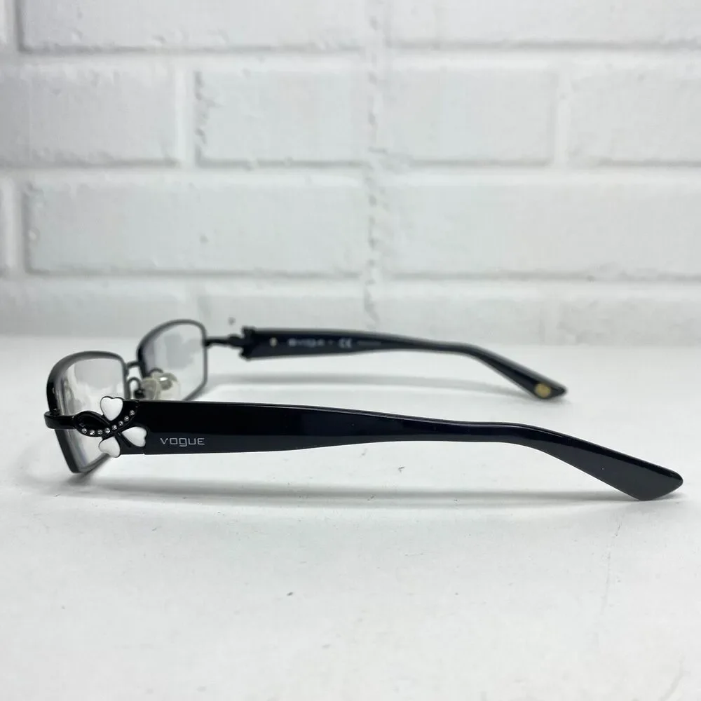 VOGUE VO‎ 3765-B 902 Black 52-16-135 Eyeglasses Frame Flex Hinge H2574